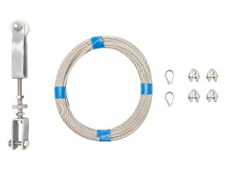FITTING KIT CABLE BRAKES F/PUL 9M GALV 